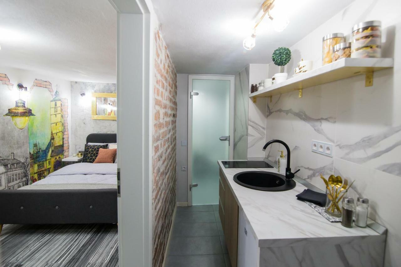 Old Town Studio Apartment Sibiu Extérieur photo